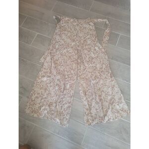 Mittoshop Wide Leg Floral Paisley Pants Size Small